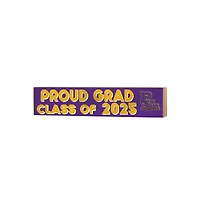 Prairie View A&M Panthers 3" x 13" Proud Grad Class of 2025 Block Sign
