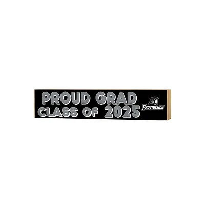 Providence Friars 3" x 13" Proud Grad Class of 2025 Block Sign