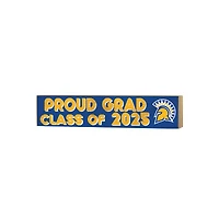 San Jose State Spartans 3" x 13" Proud Grad Class of 2025 Block Sign