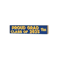Pitt Panthers 3" x 13" Proud Grad Class of 2025 Block Sign