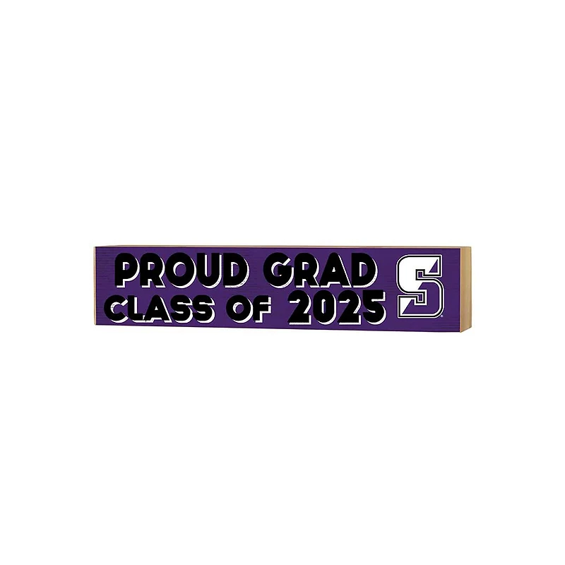 Scranton Univ Royals 3" x 13" Proud Grad Class of 2025 Block Sign