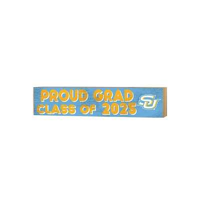 Southern University Jaguars 3" x 13" Proud Grad Class of 2025 Block Sign