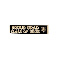 Army Black Knights 3" x 13" Proud Grad Class of 2025 Block Sign