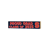Syracuse Orange 3" x 13" Proud Grad Class of 2025 Block Sign