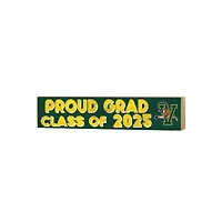 Vermont Catamounts 3" x 13" Proud Grad Class of 2025 Block Sign