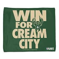 WinCraft Milwaukee Bucks 2025 NBA Playoffs 15" x 18" Rally Towel