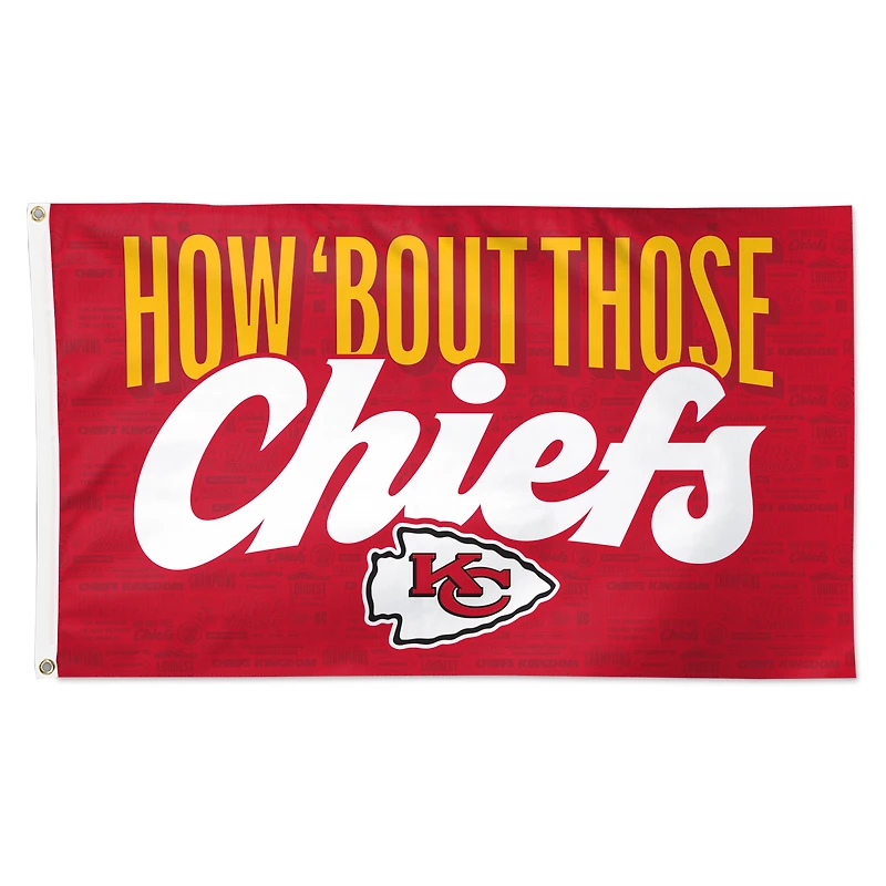 WinCraft Kansas City Chiefs 2025 Red Friday 3' x 5' Single-Sided Deluxe Flag