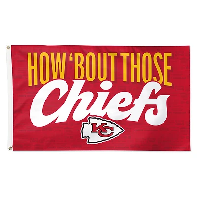 WinCraft Kansas City Chiefs 2025 Red Friday 3' x 5' Single-Sided Deluxe Flag