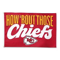 WinCraft Kansas City Chiefs 2025 Red Friday 4' x 6' Single-Sided Deluxe Flag
