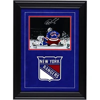 Igor Shesterkin New York Rangers Autographed Deluxe Framed 8" x 10" Save Spotlight Photograph