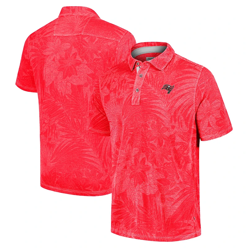 Men's Tommy Bahama Red Tampa Bay Buccaneers Sport Santiago Paradise Polo