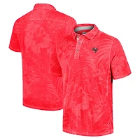 Men's Tommy Bahama Red Tampa Bay Buccaneers Sport Santiago Paradise Polo