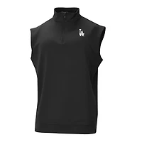 Men's Columbia Los Angeles Dodgers Omni-Wick Wickhams Hills Quarter-Zip Vest