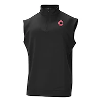Men's Columbia Chicago Cubs Omni-Wick Wickhams Hills Quarter-Zip Vest