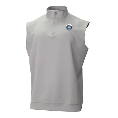 Men's Columbia New York Mets Omni-Wick Wickhams Hills Quarter-Zip Vest