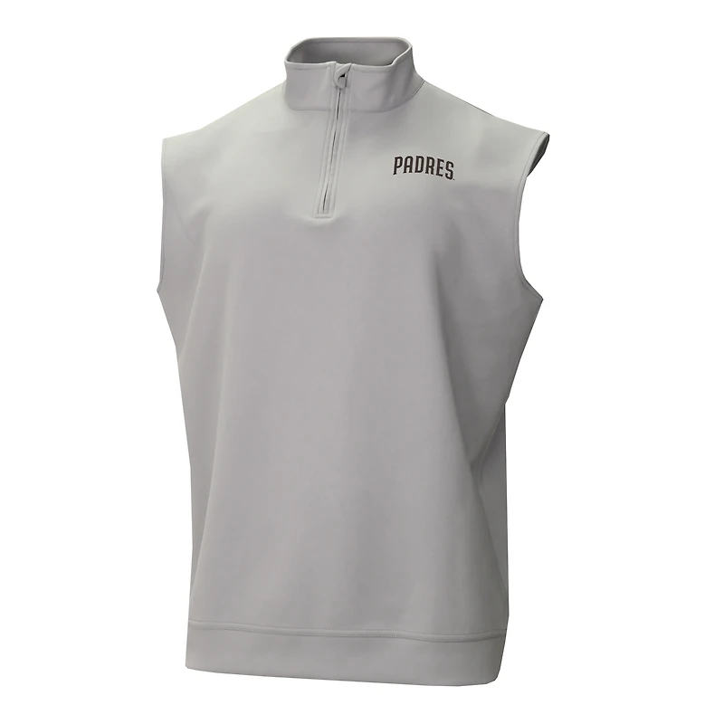 Men's Columbia San Diego Padres Omni-Wick Wickhams Hills Quarter-Zip Vest