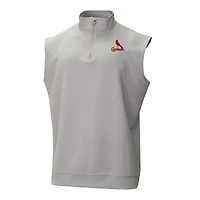 Men's Columbia  Gray St. Louis Cardinals Omni-Wick Wickhams Hills Quarter-Zip Vest