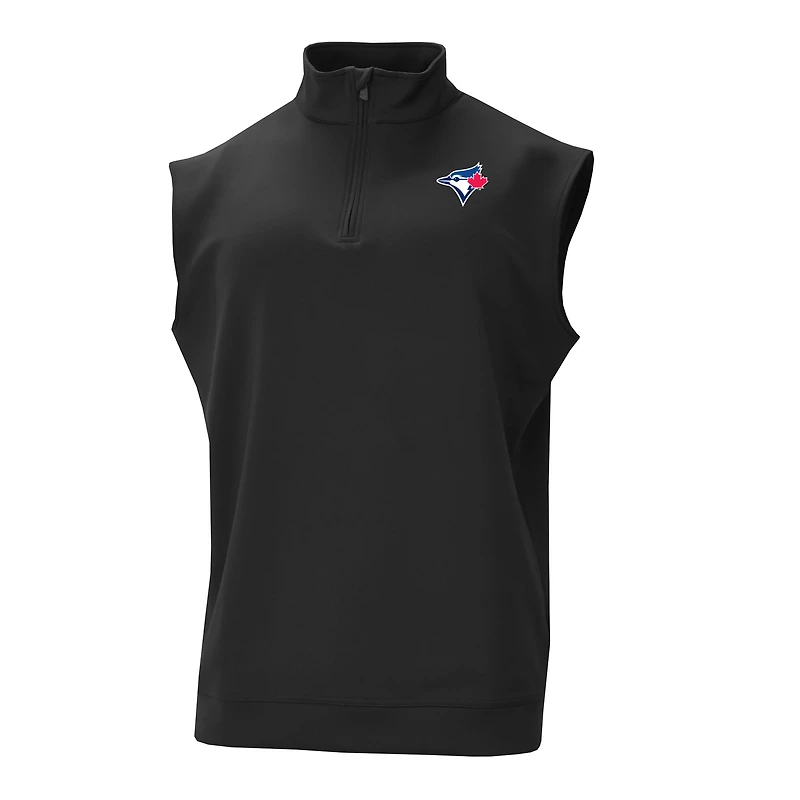 Men's Columbia Toronto Blue Jays Omni-Wick Wickhams Hills Quarter-Zip Vest