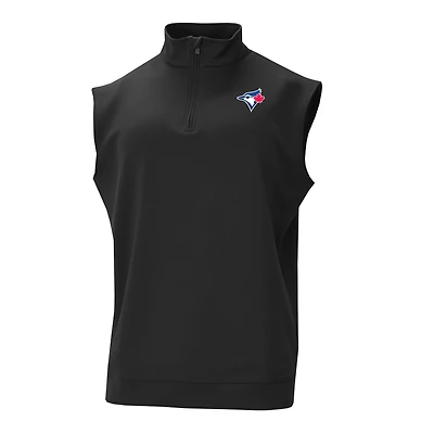 Men's Columbia Toronto Blue Jays Omni-Wick Wickhams Hills Quarter-Zip Vest