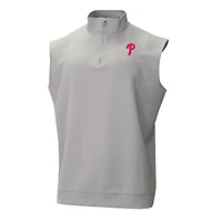 Men's Columbia Philadelphia Phillies Omni-Wick Wickhams Hills Quarter-Zip Vest