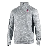 Men's Columbia Los Angeles Angels Omni-Wick Wickhams Hills Quarter-Zip Pullover