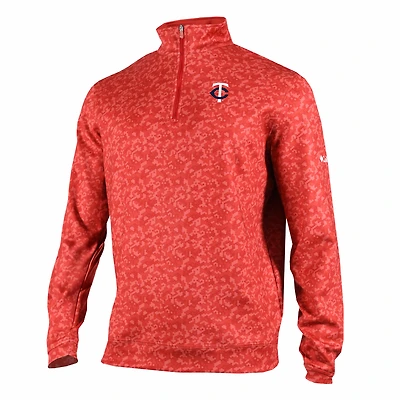Men's Columbia Minnesota Twins Omni-Wick Wickhams Hills Quarter-Zip Pullover