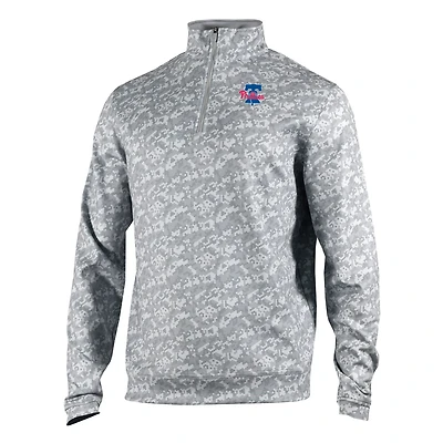 Men's Columbia Philadelphia Phillies Omni-Wick Wickhams Hills Quarter-Zip Pullover