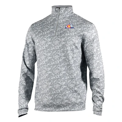 Men's Columbia  Gray Colorado Rockies Omni-Wick Wickhams Hills Quarter-Zip Pullover