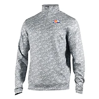 Men's Columbia  Gray Colorado Rockies Omni-Wick Wickhams Hills Quarter-Zip Pullover