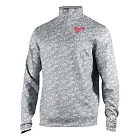 Men's Columbia  Gray Minnesota Twins Omni-Wick Wickhams Hills Quarter-Zip Pullover