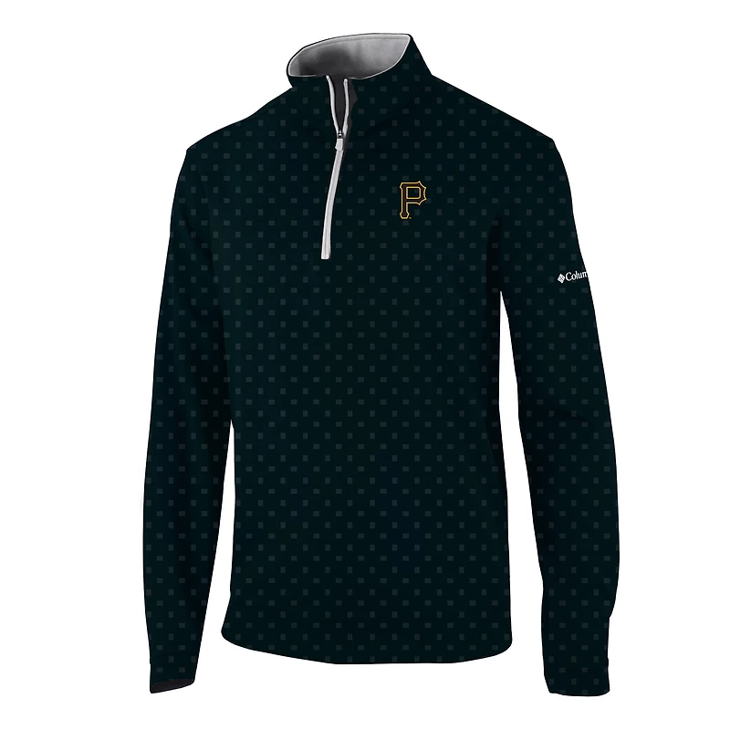 Men's Columbia Pittsburgh Pirates Omni-Wick Wickhams Hills Quarter-Zip Pullover