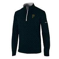Men's Columbia Pittsburgh Pirates Omni-Wick Wickhams Hills Quarter-Zip Pullover