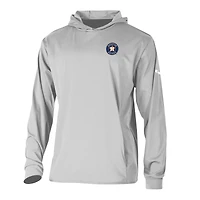 Men's Columbia  Gray Houston Astros Long Drive Pullover Hoodie