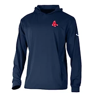 Men's Columbia  Navy Boston Red Sox Long Drive Pullover Hoodie