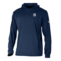 Men's Columbia  Navy New York Yankees Long Drive Pullover Hoodie