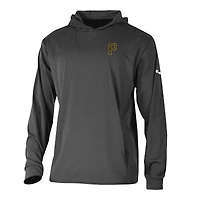 Men's Columbia  Black Pittsburgh Pirates Long Drive Pullover Hoodie