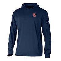 Men's Columbia  Navy St. Louis Cardinals Long Drive Pullover Hoodie