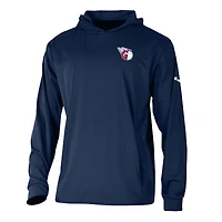 Men's Columbia  Navy Cleveland Guardians Long Drive Pullover Hoodie