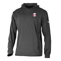 Men's Columbia  Black Philadelphia Phillies Long Drive Pullover Hoodie