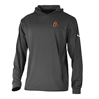 Men's Columbia  Black Baltimore Orioles Long Drive Pullover Hoodie