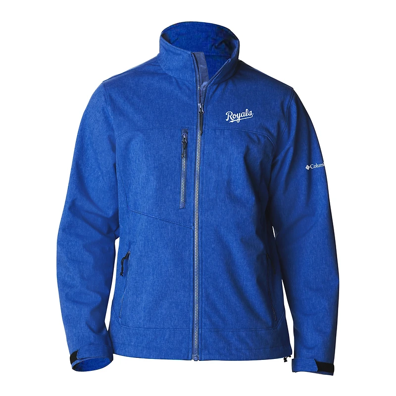 Men's Columbia  Royal Kansas City Royals Ascender II Full-Zip Softshell Jacket