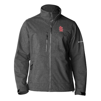 Men's Columbia  Gray St. Louis Cardinals Ascender II Full-Zip Softshell Jacket
