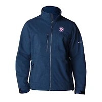 Men's Columbia  Navy Washington Nationals Ascender II Full-Zip Softshell Jacket