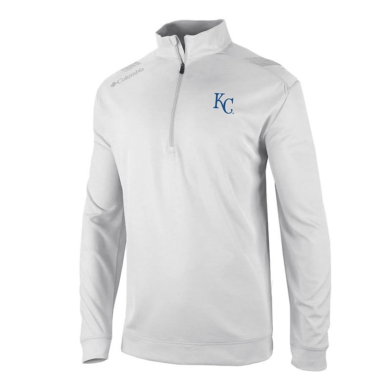 Men's Columbia Kansas City Royals Omni-Wick Oakland Downs Quarter-Zip Pullover
