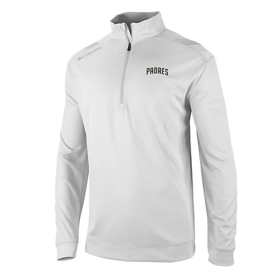 Men's Columbia San Diego Padres Omni-Wick Oakland Downs Quarter-Zip Pullover