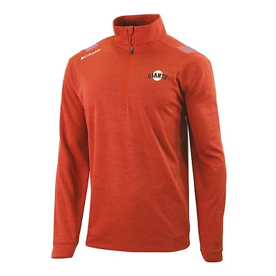 Men's Columbia San Francisco Giants Omni-Wick Oakland Downs Quarter-Zip Pullover