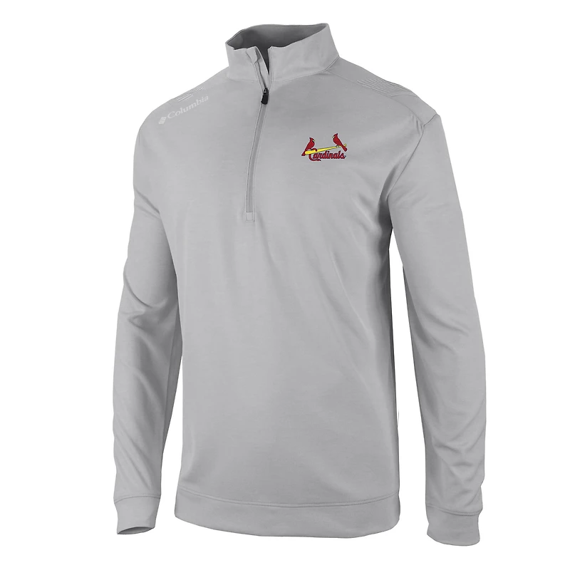 Men's Columbia St. Louis Cardinals Omni-Wick Oakland Downs Quarter-Zip Pullover