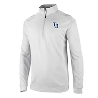 Men's Columbia Tampa Bay Rays Omni-Wick Oakland Downs Quarter-Zip Pullover