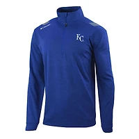 Men's Columbia  Royal Kansas City Royals Omni-Wick Oakland Downs Quarter-Zip Pullover