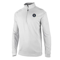 Men's Columbia Milwaukee Brewers Omni-Wick Oakland Downs Quarter-Zip Pullover